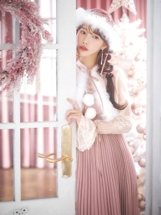 画像36: 【即日発送！】【サンタコス 4点セット】【S-Lサイズ/1カラー】ボレロ付きワンピースサンタ[OF01] (36)