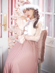 画像32: 【即日発送！】【サンタコス 4点セット】【S-Lサイズ/1カラー】ボレロ付きワンピースサンタ[OF01] (32)