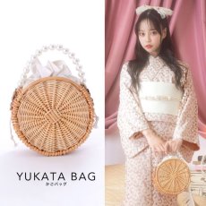 画像2: パールラウンドカゴバッグ[YMT] (2)