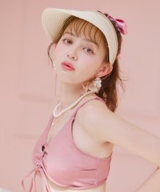 画像1: 【ビキニ】【水着小物：帽子】サンバイザー[HC03] (1)