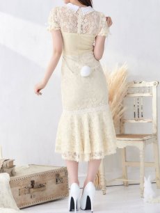 画像6: 【SALE!!】バニーレースワンピースコスプレ/マーメイドスカート【sugar nineハロウィン3点セット】【S-Lサイズ/2カラー】(SU220153)[HC03] (6)