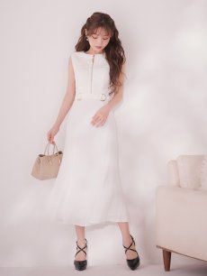 画像15: ラメジップアップマーメイドミディアムドレス【XS-Lサイズ/1カラー】[OF01A】【SB】dzwLD (15)