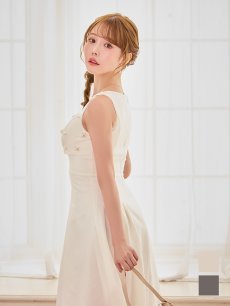 画像2: ノースリーブフレアワンピース【S-Lサイズ/2カラー】 [OF01A] 【SB】dzcgLD (2)