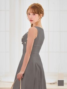 画像4: ノースリーブフレアワンピース【S-Lサイズ/2カラー】 [OF01A] 【SB】dzcgLD (4)