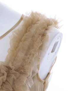 画像33: 【一部予約商品/1月中旬発送予定】ウエストチュールミディアムドレス[OF03] (33)