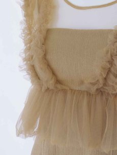 画像34: 【一部予約商品/1月中旬発送予定】ウエストチュールミディアムドレス[OF03] (34)