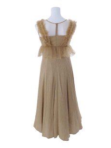 画像29: 【一部予約商品/1月中旬発送予定】ウエストチュールミディアムドレス[OF03] (29)