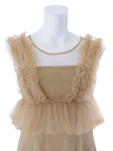 画像32: 【一部予約商品/1月中旬発送予定】ウエストチュールミディアムドレス[OF03] (32)