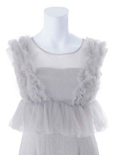 画像30: 【一部予約商品/1月中旬発送予定】ウエストチュールミディアムドレス[OF03] (30)