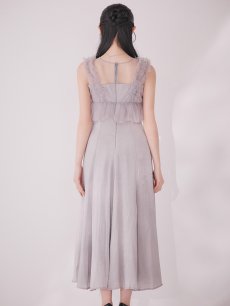 画像22: 【一部予約商品/1月中旬発送予定】ウエストチュールミディアムドレス[OF03] (22)