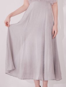 画像24: 【一部予約商品/1月中旬発送予定】ウエストチュールミディアムドレス[OF03] (24)