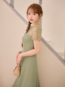 画像9: シアーショルダーフレアワンピース【S-Lサイズ/2カラー】[OF03] 【YN】dzwuLD (9)