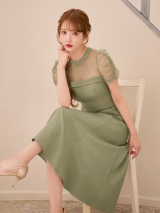 画像14: シアーショルダーフレアワンピース【S-Lサイズ/2カラー】[OF03] 【YN】dzwuLD (14)