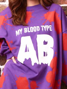 画像11: 【SALE!!】【即日発送】☆即日発送【ハロウィン】Myブラッドタイプ主張！インパクト大血液型トレーナーコスプレ「jSB1607」[HC03] (11)