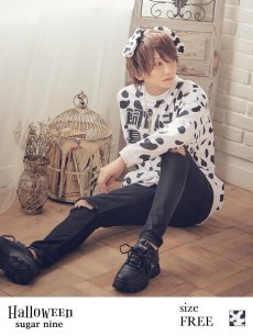 画像6: 【即日発送】ダルメシアントレーナー/アニマルコスプレ【sugar nineハロウィンコスプレ2点セット】【Fサイズ/1カラー】【HC03】 (6)