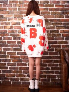 画像6: 【SALE!!】【即日発送】☆即日発送【ハロウィン】Myブラッドタイプ主張！インパクト大血液型トレーナーコスプレ「jSB1607」[HC03] (6)