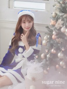 画像22: 【送料無料！】【サンタ】グリッターリボン2段フレアサンタコスプレ【コスプレ4点セット】【XS-XLサイズ/8カラー】[OF01] (22)