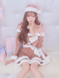 画像12: 【サンタコス 4点セット】【S-Lサイズ/6カラー】グリッターリボン2段フレアサンタコスプレ[OF01] (12)