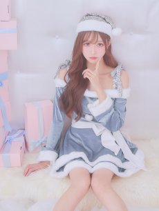 画像37: 【送料無料！】【サンタ】グリッターリボン2段フレアサンタコスプレ【コスプレ4点セット】【XS-XLサイズ/8カラー】[OF01] (37)