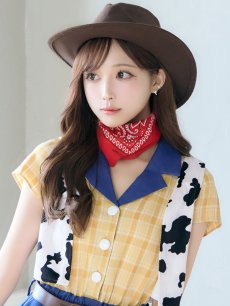 画像10: 【SALE!!】【即日発送】カウガールコスプレセット【sugar nineハロウィンコスプレ5点セット】【S-XLサイズ/1カラー】[HC03] (10)