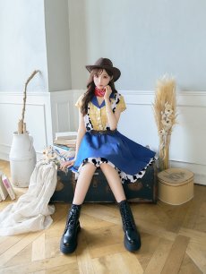 画像7: 【SALE!!】【即日発送】カウガールコスプレセット【sugar nineハロウィンコスプレ5点セット】【S-XLサイズ/1カラー】[HC03] (7)