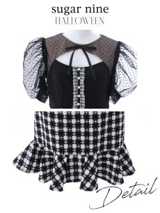 画像13: 【SALE!!】【即日発送】ブラックマウスコスプレ/ワンピースコスプレ【sugar nineハロウィン2点セット】【S-Lサイズ/1カラー】[HC03] (13)