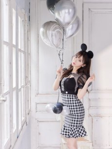 画像8: 【SALE!!】【即日発送】ブラックマウスコスプレ/ワンピースコスプレ【sugar nineハロウィン2点セット】【S-Lサイズ/1カラー】[HC03] (8)