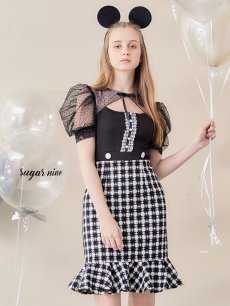 画像4: 【SALE!!】【即日発送】ブラックマウスコスプレ/ワンピースコスプレ【sugar nineハロウィン2点セット】【S-Lサイズ/1カラー】[HC03] (4)