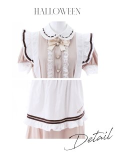 画像22: 【SALE!!】【即日発送】【ハロウィン】緩苺ちゃん着用 クラシカルメイドコスプレ 【コスプレ4点セット】【S-Lサイズ/2カラー】[HC03] (22)