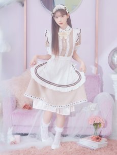 画像5: 【SALE!!】【即日発送】【ハロウィン】緩苺ちゃん着用 クラシカルメイドコスプレ 【コスプレ4点セット】【S-Lサイズ/2カラー】[HC03] (5)