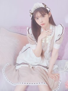 画像6: 【SALE!!】【即日発送】【ハロウィン】緩苺ちゃん着用 クラシカルメイドコスプレ 【コスプレ4点セット】【S-Lサイズ/2カラー】[HC03] (6)