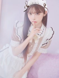 画像9: 【SALE!!】【即日発送】【ハロウィン】緩苺ちゃん着用 クラシカルメイドコスプレ 【コスプレ4点セット】【S-Lサイズ/2カラー】[HC03] (9)