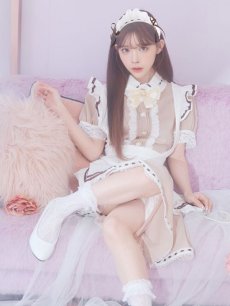 画像12: 【SALE!!】【即日発送】【ハロウィン】緩苺ちゃん着用 クラシカルメイドコスプレ 【コスプレ4点セット】【S-Lサイズ/2カラー】[HC03] (12)