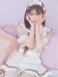 画像14: 【SALE!!】【即日発送】【ハロウィン】緩苺ちゃん着用 クラシカルメイドコスプレ 【コスプレ4点セット】【S-Lサイズ/2カラー】[HC03] (14)