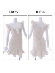 画像14: 【即日発送】ツイードマーメイドドレスサンタ【sugar nine サンタコス 4点セット】【S-XLサイズ/2カラー】[OF01] (14)