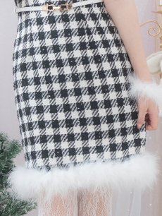 画像13: 【サンタコス 5点セット】【XS-XLサイズ/2カラー】ギンガムチェック タイトワンピースサンタコスプレ[OF01] (13)