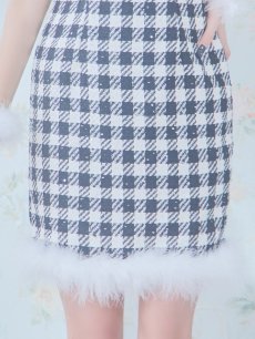 画像17: 【サンタコス 5点セット】【XS-XLサイズ/2カラー】ギンガムチェック タイトワンピースサンタコスプレ[OF01] (17)