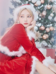 画像9: SALE!【即日発送！】【サンタコス 5点セット】【S-XLサイズ/1カラー】ジャケット付きフレアサンタ[OF01] (9)