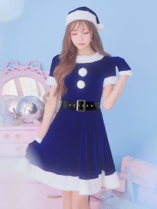 画像7: 【即日発送】【サンタコス 5点セット】【S-Lサイズ/2カラー】シンプルフレアサンタ[OF01] (7)