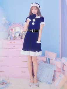 画像8: 【即日発送】【サンタコス 5点セット】【S-Lサイズ/2カラー】シンプルフレアサンタ[OF01] (8)