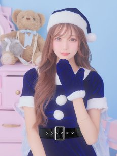 画像11: 【即日発送】【サンタコス 5点セット】【S-Lサイズ/2カラー】シンプルフレアサンタ[OF01] (11)