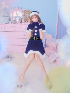 画像12: 【即日発送】【サンタコス 5点セット】【S-Lサイズ/2カラー】シンプルフレアサンタ[OF01] (12)