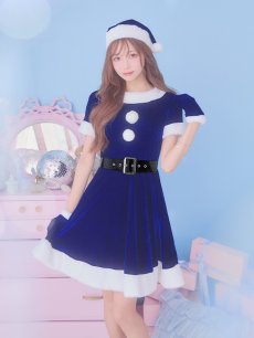 画像16: 【即日発送】【サンタコス 5点セット】【S-Lサイズ/2カラー】シンプルフレアサンタ[OF01] (16)