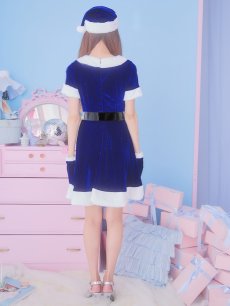 画像17: 【即日発送】【サンタコス 5点セット】【S-Lサイズ/2カラー】シンプルフレアサンタ[OF01] (17)