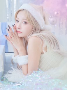 画像9: 即日発送!【サンタコス 5点セット】【S-Lサイズ/3カラー】ツイードチェック2段フレアスカートサンタコスプレ[OF01] (9)