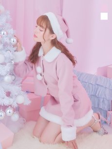 画像1: SALE!【即日発送!】【サンタコス 4点セット】【S-Mサイズ/2カラー】ジャケットセットアップサンタ[OF01] (1)