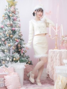 画像5: SALE!【即日発送】【サンタコス 3点セット】【XS-Lサイズ/2カラー】ロングスリーブツイードサンタコスプレ[OF01] (5)