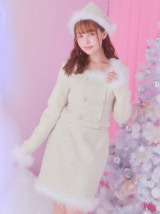 画像28: SALE!即日発送!【サンタコス 3点セット】【XS-Lサイズ/2カラー】ロングスリーブツイードサンタコスプレ[OF01] (28)