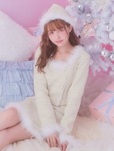 画像15: SALE!即日発送!【サンタコス 3点セット】【XS-Lサイズ/2カラー】ロングスリーブツイードサンタコスプレ[OF01] (15)