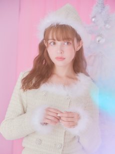 画像32: SALE!即日発送!【サンタコス 3点セット】【XS-Lサイズ/2カラー】ロングスリーブツイードサンタコスプレ[OF01] (32)